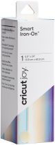 Cricut Joy Smart Iron On Holographic Vinyl 5.5 inch X24 inch Roll Translucent Blue
