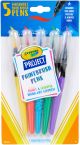 Crayola Project Paintbrush Pens 5 Per Pkg Assorted Colors