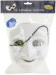 Mask It Comedy Mask W Per Elastic Cord 7.75 Inch White