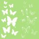 Kaisercraft Designer Template 6 Inch X6 Inch Butterflies