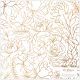 Amy Tan Late Afternoon Specialty Paper 12 Inch X12 Inch Vellum W Per Copper Foil Accents