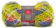 Red Heart Scrubby Stripes Yarn Citrus Punch Pack of 1 Skein