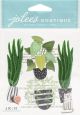 Jolees Boutique Themed Embellishments 4 Per Pkg House Plants