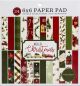 Carta Bella Double Sided Paper Pad 6 inch X6 inch 24 Per Pkg Hello Christmas 12 Designs 2 Each