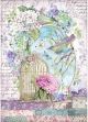 Stamperia Rice Paper Sheet A4 Cage Hortensia