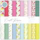 Craft Consortium Double Sided Paper Pad 6 Inch X6 Inch 40 Per Pkg Bright Blooms 20 Designs