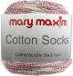 Mary Maxim Cotton Socks Yarn Winey Pack of 1 Skein