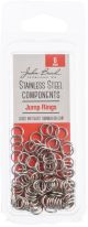 Stainless Steel Jump Ring 100 Per Pkg 6mm