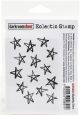 Darkroom Door Eclectic Cling Stamp 2.3 Inch X3.3 Inch Sketchy Stars