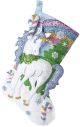 Bucilla Felt Stocking Applique Kit 18 inch Long Santa s Unicorn