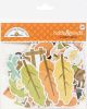 Doodlebug Cards and Envelopes 12 Per Pkg Pumpkin Spice 6 Cards Per 6 Envelopes