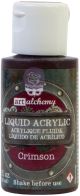 Finnabair Art Alchemy Liquid Acrylic Paint 1 Fluid Ounce Crimson