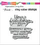 Stampendous Cling Stamp Your Friendship