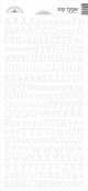 Doodlebug My Type Cardstock Stickers 6 inch X13 inch Lily White