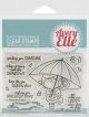 Avery Elle Clear Stamp Set 4 inch X3 inch Look For Rainbows
