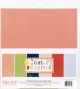 Echo Park Double Sided Solid Cardstock 12 Inch X12 Inch 6 Per Pkg Little Dreamer Girl 6 Colors