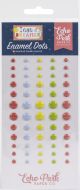 Echo Park Adhesive Enamel Dots 60 Per Pkg Little Dreamer Girl