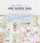 Echo Park Double Sided Paper Pad 6 inch X6 inch 24 Per Pkg Salutations No. 1