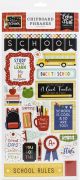 I Love School Chipboard 6 inch X13 inch Phrases