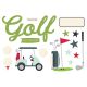 Simple Stories Simple Pages Page Pieces Golf