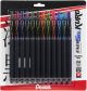 Pentel EnerGel Kuro Liquid Gel Pen .7mm 12 Per Pkg Assorted Colors