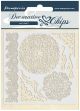 Stamperia Decorative Chips 5.5 Inch X5.5 Inch Passion Laces And Corners