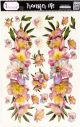 Dress My Craft Transfer Me Sheet 12.5 inch X18.5 inch Peony Bunch