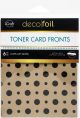 Deco Foil Kraft Toner Sheets 4.25 inch X5.5 inch 6 Per Pkg Lots