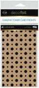 Deco Foil Kraft Toner Sheets 4 inch X9 inch 4 Per Pkg Lots Of Dots