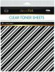 Deco Foil Clear Toner Sheets 8.5 Inch X11 Inch 2 Per Pkg Candy