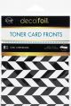 Deco Foil White Toner Sheets 4.25 inch X5.5 inch 8 Per Pkg Chic