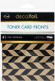Deco Foil Kraft Toner Sheets 4.25 inch X5.5 inch 6 Per Pkg Chic