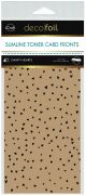 Deco Foil Kraft Toner Sheets 4 inch X9 inch 4 Per Pkg Dainty He