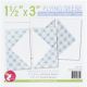 It s Sew Emma Quilt Block Foundation Paper 1.5inchX3inch Flying Geese