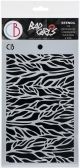 Ciao Bella Bad Girls Texture Stencil 5 Inch X8 Inch Flow