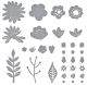 Spellbinders Etched Dies Simply Perfect Layered Blooms