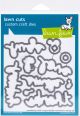 Lawn Cuts Custom Craft Die Scripty Bubble Sentiments