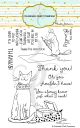 Colorado Craft Company Clear Stamps 4 inch X6 inch Thank You By Anita Jeram