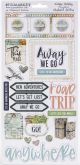 Vintage Artistry Anywhere Chipboard Stickers 6 inch X12 inch 