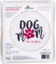 Dimensions Counted Cross Stitch Kit 6 inch Round Dog Mom 14 Count 