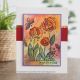 Woodware Clear Stamps 4 inch X6 inch Flower Blooms