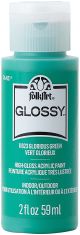 FolkArt Glossy Paint 2oz Glorious Green