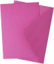 Sizzix Surfacez Card and Envelope Pack A6 10 Per Pkg Pink Fizz