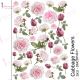 Dress My Craft Transfer Me Sheet A4 Cabbage Flowers