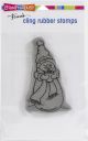 Stampendous Cling Stamp Warm Snowman