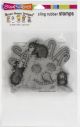 Stampendous House Mouse Cling Stamp Peppermint Hair