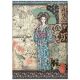 Stamperia Rice Paper Sheet A4 Lady Sir Vagabond In Japan