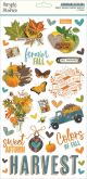 Simple Vintage Country Harvest Chipboard Stickers 6 inch X12 inch 