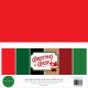 Carta Bella Double Sided Solid Cardstock 12 inch X12 inch 6 Per Pkg Christmas Cheer 6 Colors