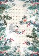 Stamperia Rice Paper Sheet A4 Birds Romantic Christmas